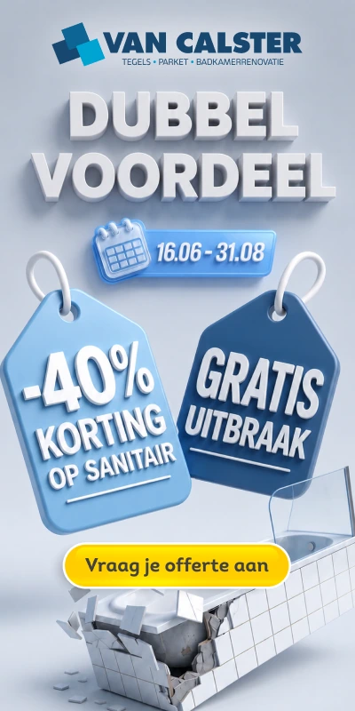 Van Calster Dubbel Voordeel campaign format, 200 by 400 pixels
