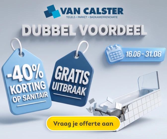 Van Calster Dubbel Voordeel campaign format, 336 by 280 pixels